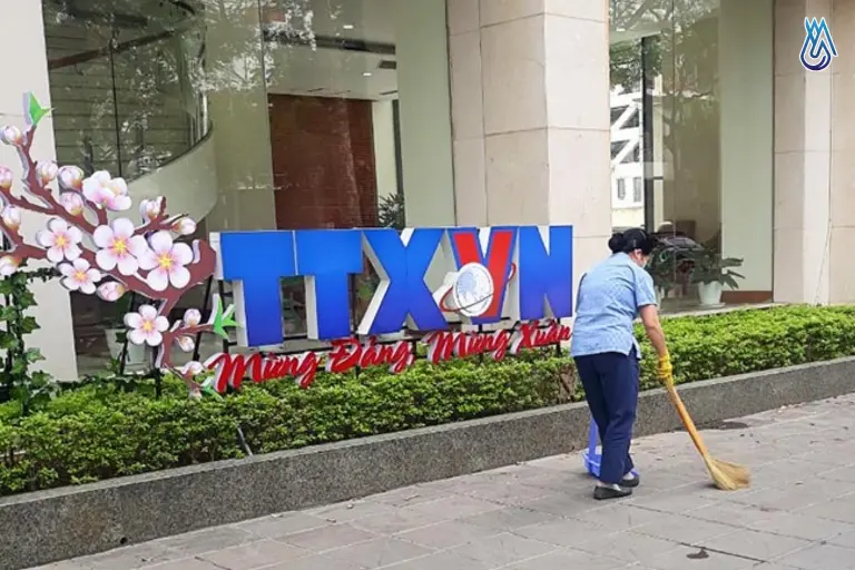 Dự án tăng cường sóng di động tòa nhà Thông Tấn Xã Việt Nam 1 Tòa nhà Thông Tấn Xã Việt Nam với kết cấu 16 tầng nổi và 2 tầng hầm.