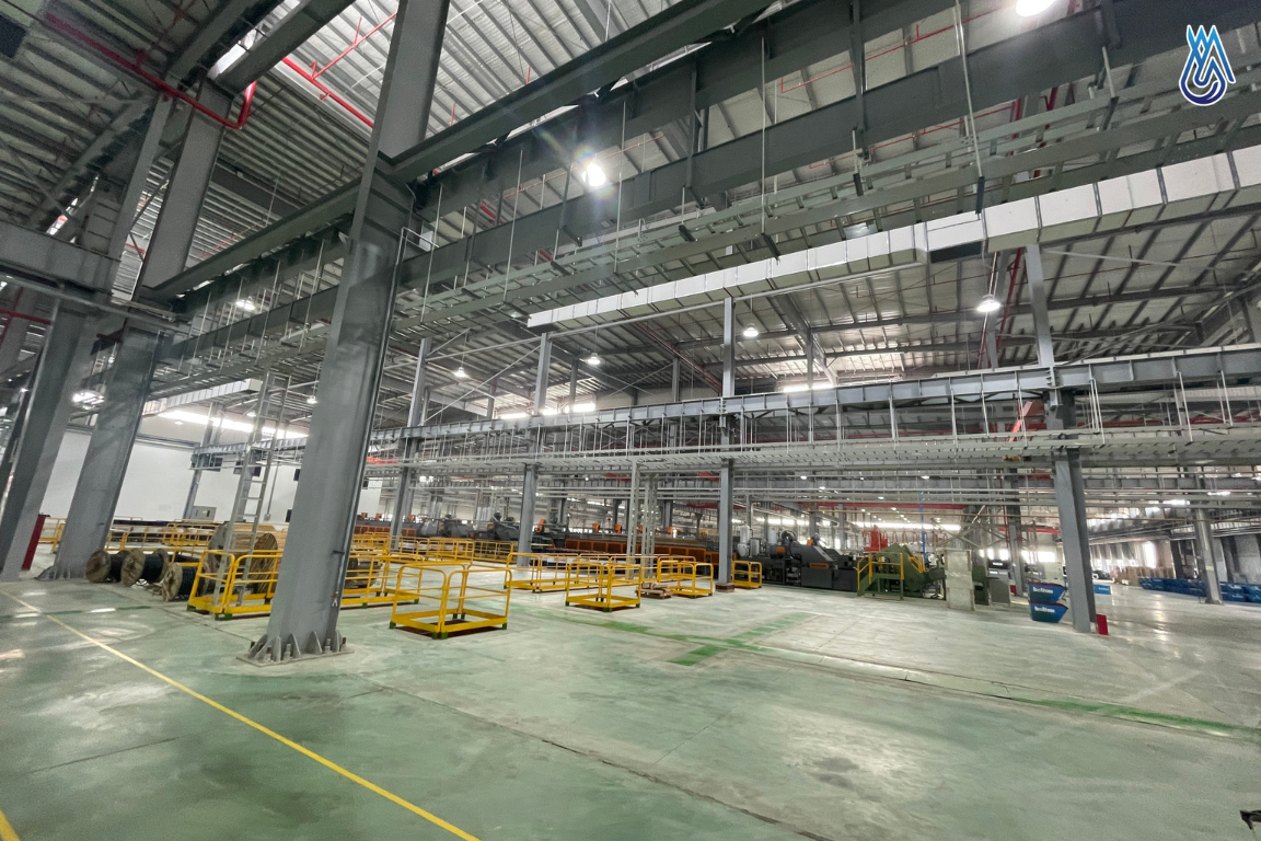Kho dược phẩm Hoàng Đức tại KCN Yên Mỹ, Hưng Yên có diện tích lên đến 13.000m²