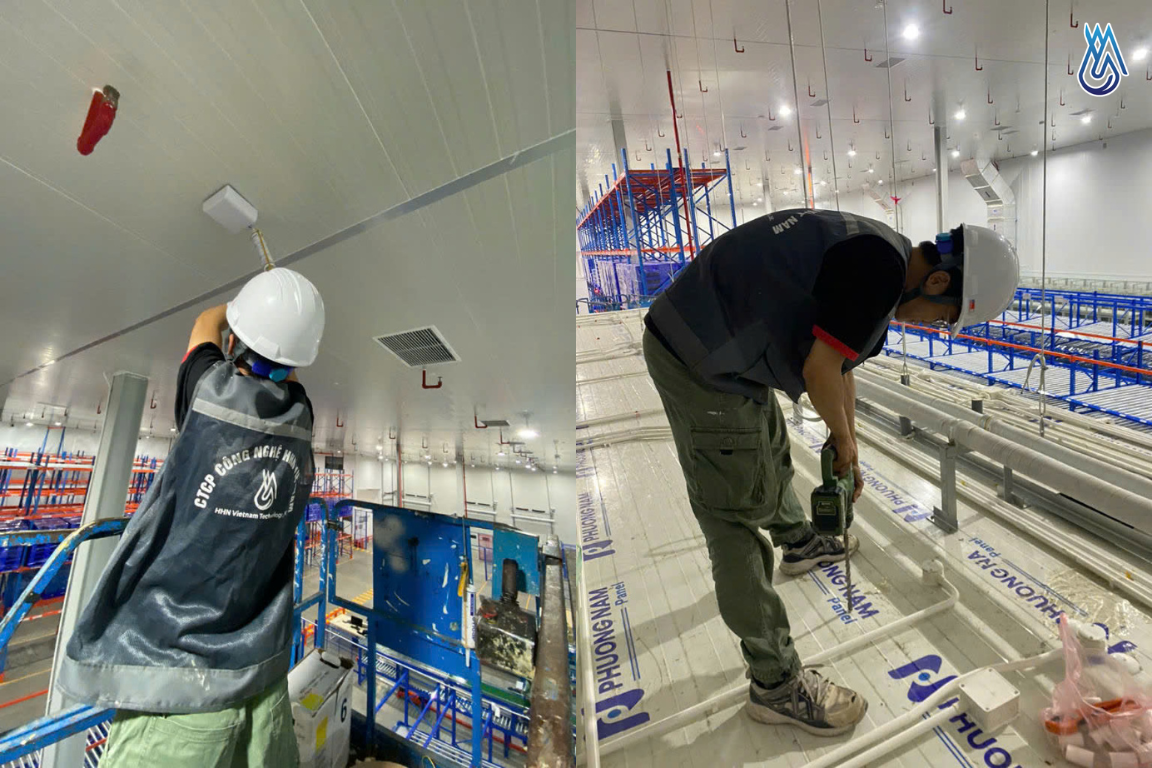 Triển khai giải pháp tăng cường sóng di động cho Công ty Hoàng Đức 6 Công ty Công nghệ HHN Việt Nam đã triển khai hệ thống Mini-DAS (Distributed Antenna System)