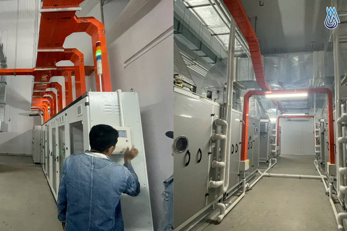 Triển khai giải pháp tăng cường sóng di động cho Công ty Hoàng Đức 3 Hệ thống nhà xưởng của Công ty Hoàng Đức có triển khai hệ thống cảnh báo quay số tự động sử dụng SIM CARD Garrison LK-120S.