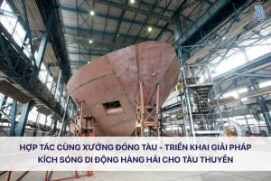 Hợp tác cùng xưởng đóng tàu - Triển khai giải pháp kích sóng di động hàng hải cho tàu thuyền.