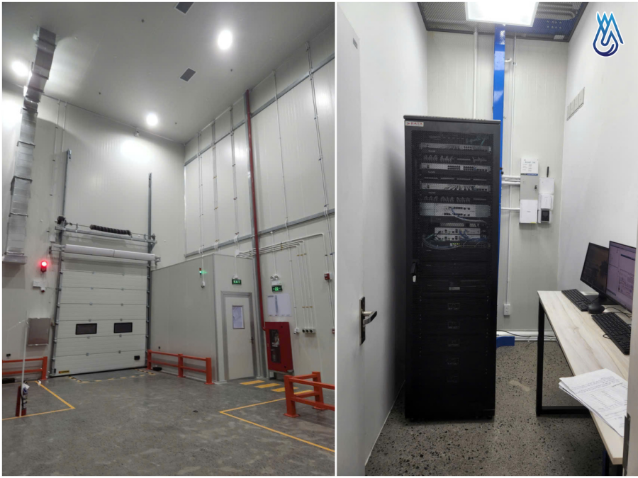 Lớp cách nhiệt kho lạnh khiến sóng yếu.