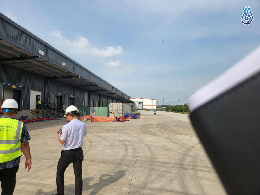 Quá trình khảo sát quy mô tại Hoàng Đức