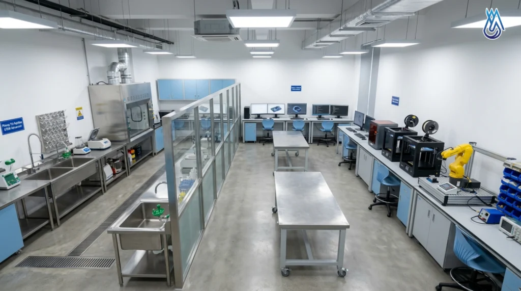 Phòng 90–120 m² - Mô Hình Lab Chuyên Sâu