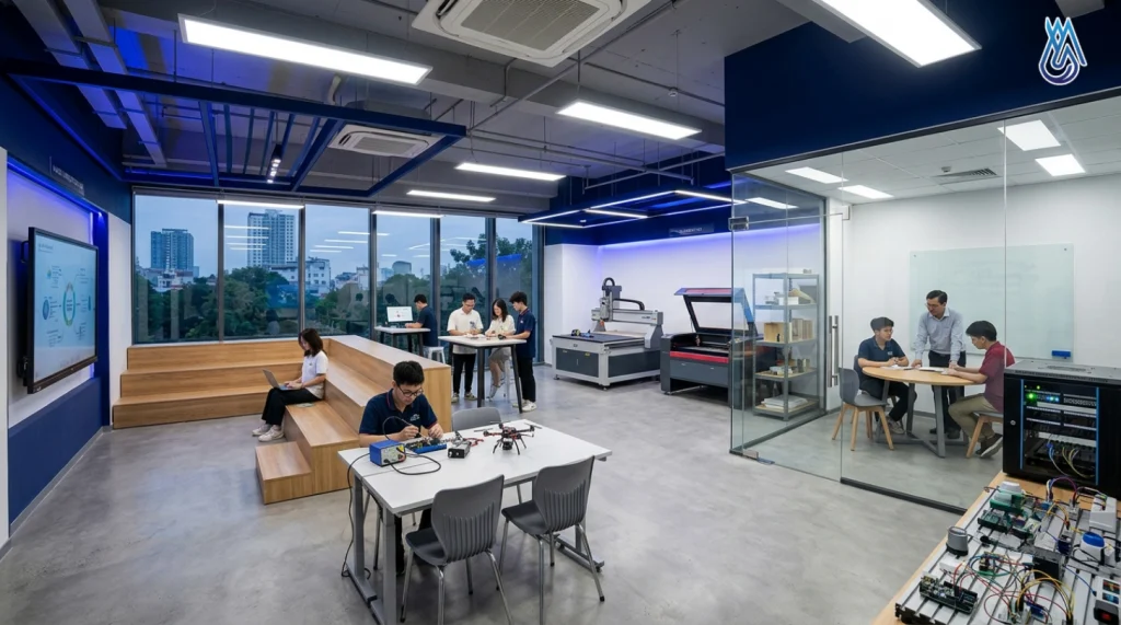 Phòng >120 m² - Mô Hình trung tâm sáng tạo