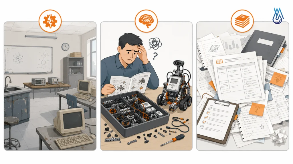 Lợi ích và Cách Triển Khai Mô Hình Liên Kết Đào Tạo STEM Trong Trường Học 1 Những thách thức khi tự triển khai STEM