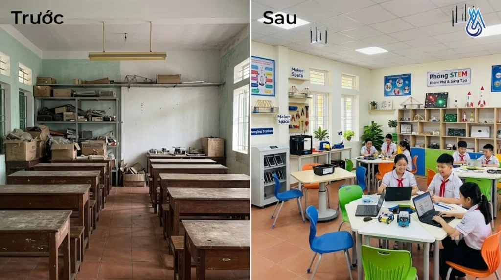 Từ "Phòng Giáo Cụ Truyền Thống" Đến Góc STEM Được Yêu Thích Nhất Trường