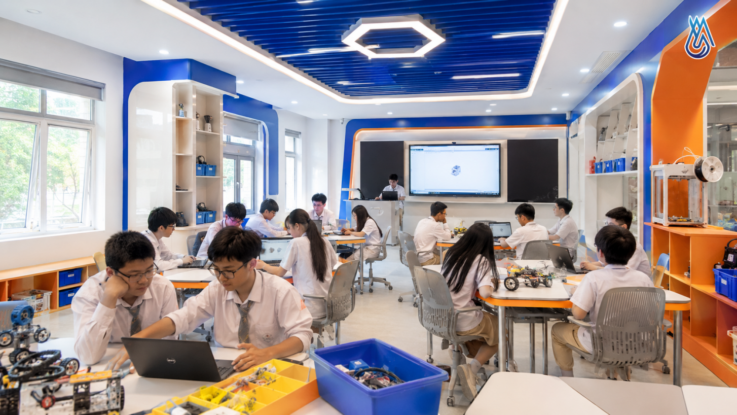 Quy trình thi công phòng STEM Lab trọn gói chuẩn quốc tế
