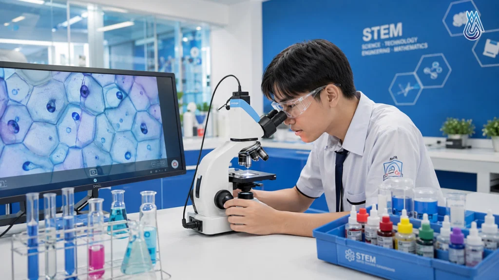 Thiết bị STEM trong khoa học thực hành và thí nghiệm