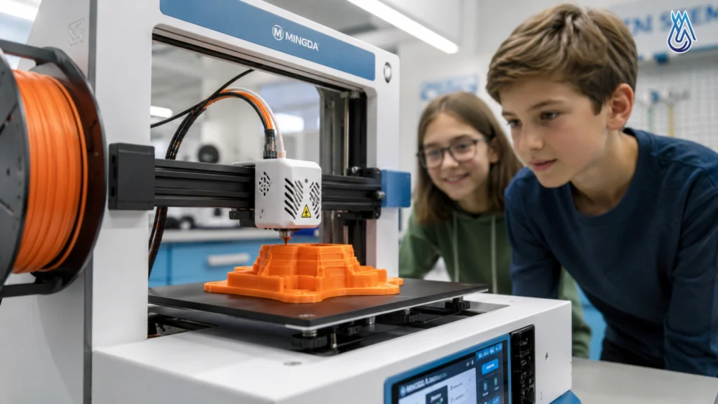 Thiết Bị STEM Cho Trường THCS & THPT: Robotics, AI, IoT, Máy In 3D, Cảm Biến 5 Tạo mô hình bằng máy in 3D