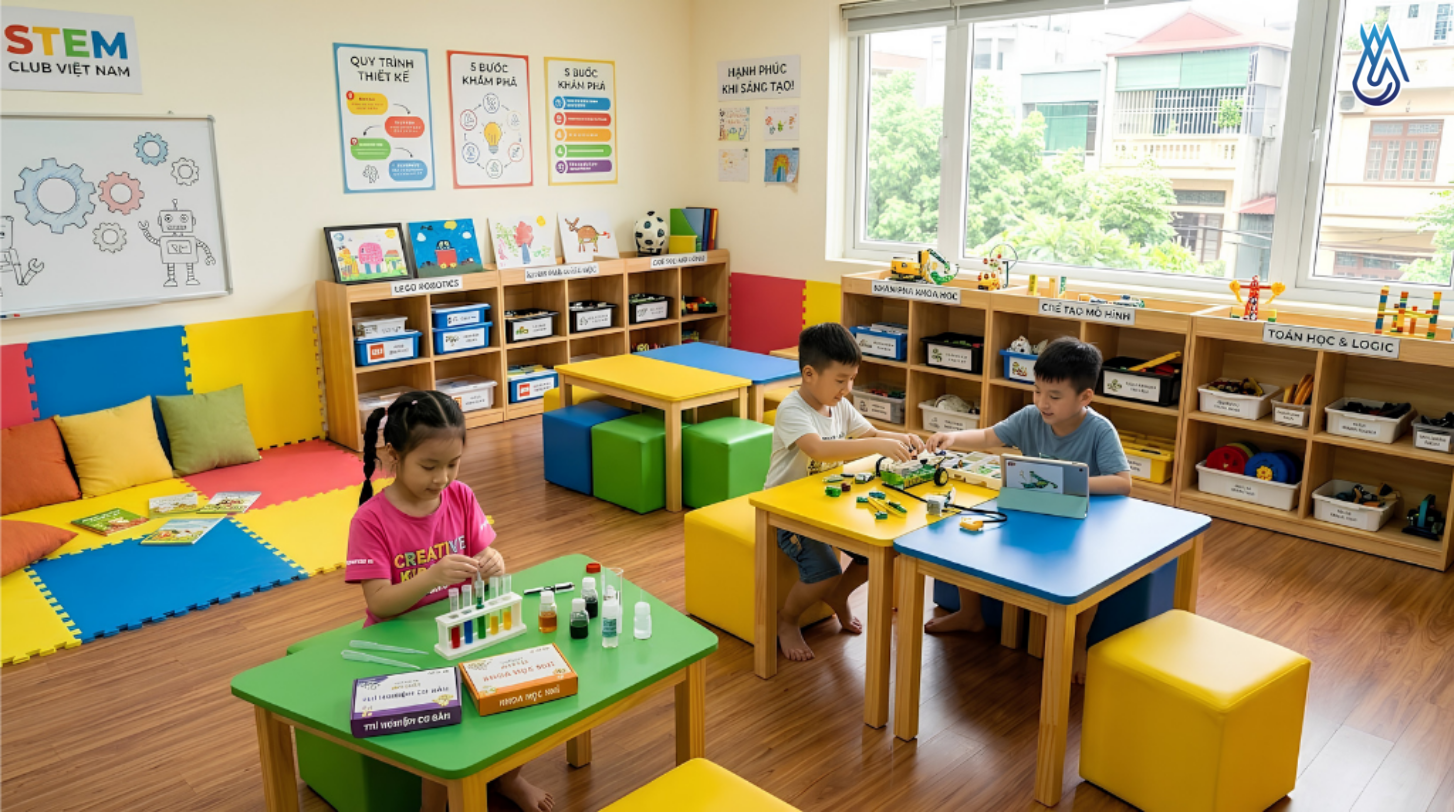 Thiết Kế Phòng STEM Mầm Non & Tiểu Học Đúng Chuẩn, An Toàn